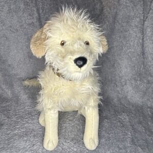 Disney Store Cruella DeVille Buddy Dog Plush 14" Cream Scruffy Stuffed Animal